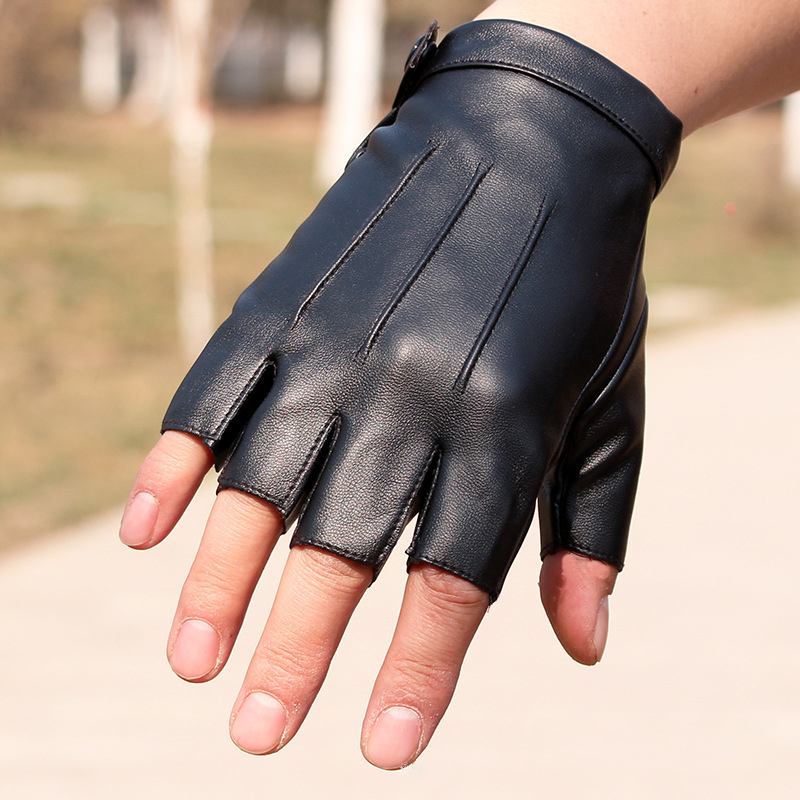 Spearfishing Glove - Rękawiczki bez palców ze skóry PU
