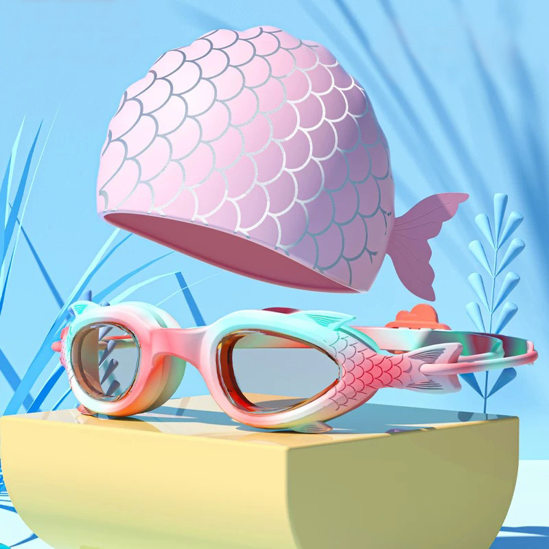 Aquatic Sports Cap - Okulary pływackie dla dzieci; Wodoodporny i