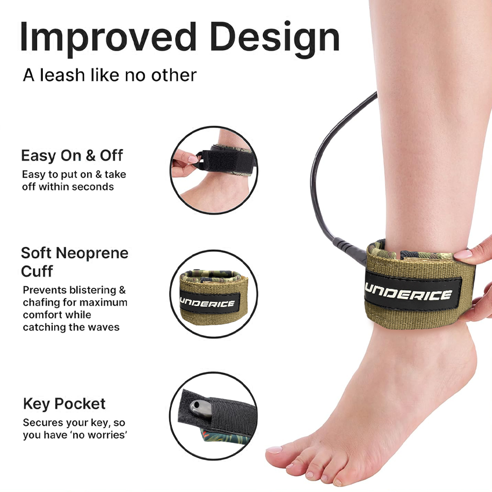 Smycz do deski surfingowej UIC – Surfboard Leash Ankle recenzja i cena