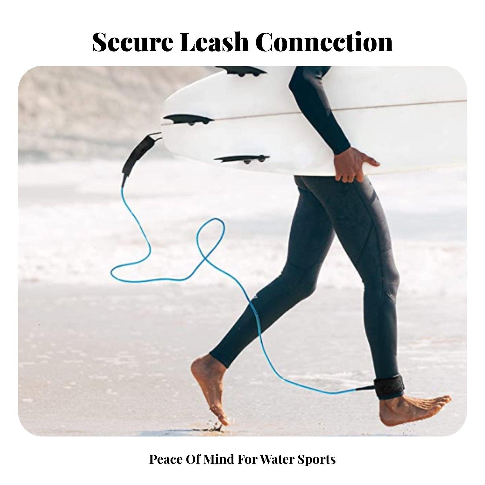 Bezszwowa smycz surfingowa do  – Surfboard Leash Ankle recenzja i cena