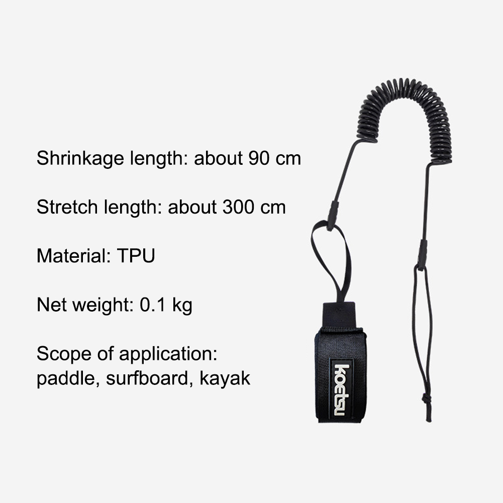 Smycz na kostkę do deski SUP,  – Surfboard Leash Ankle recenzja i cena
